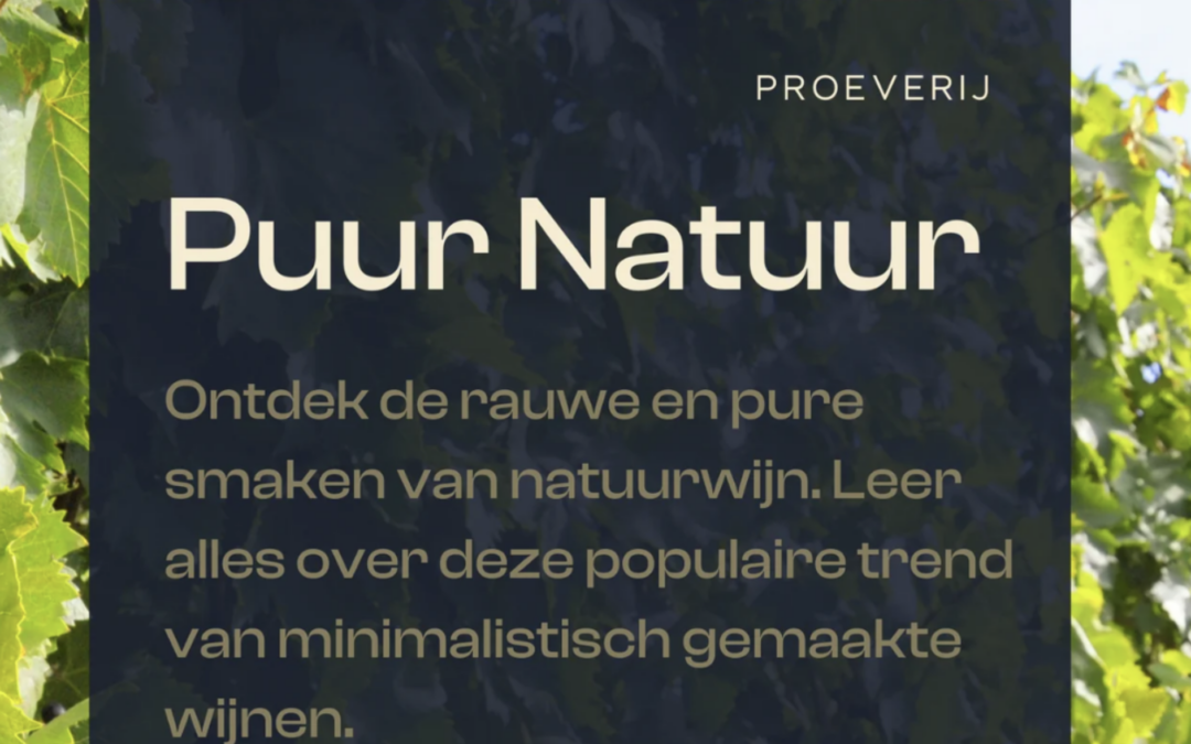 Wijnproeverij Puur Natuur